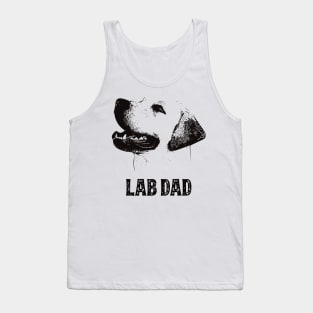 Lab Dad Golden Labrador Retriever Tank Top